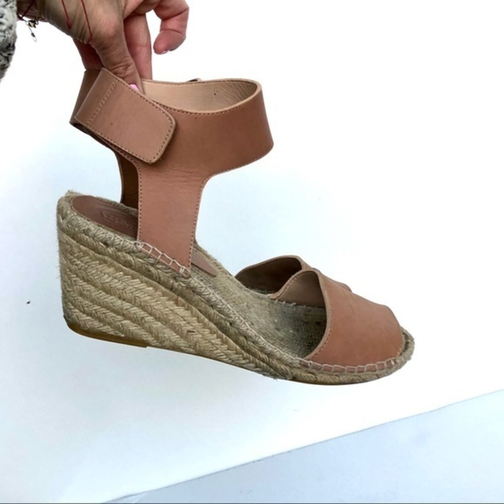 Vince. Sophia nude leather espadrille size 10 - Picture 5 of 9